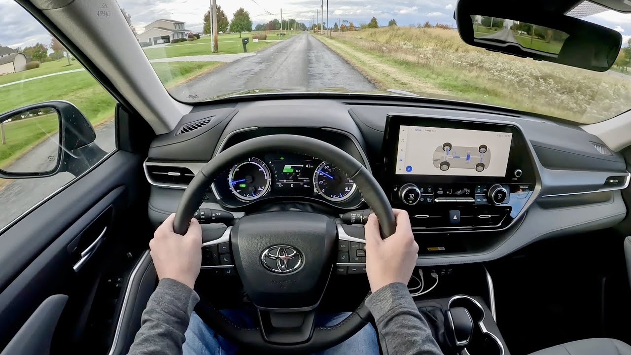 Toyota Highlander Hybrid XLE AWD 2023 года — обзор от первого лица (3D-бинауральный звук)