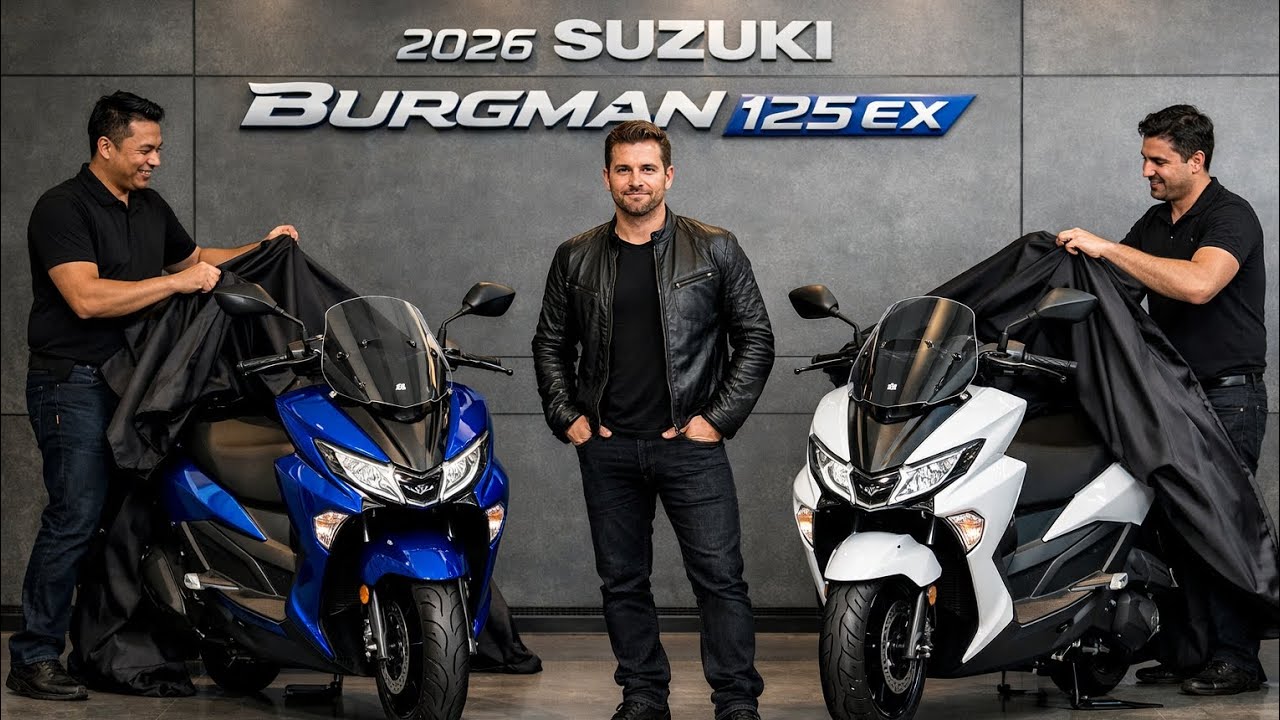 🔥2026 Suzuki Burgman 125 EX  The Ultimate Urban Scooter! 