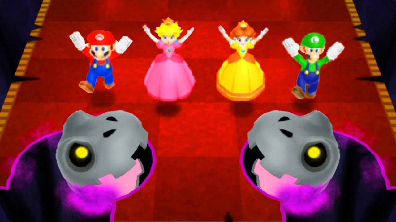 【マリオパーティーアイランドツアー】ミニゲームマリオVsピーチVsデイジーVsルイージ(COM最強 たつじん)