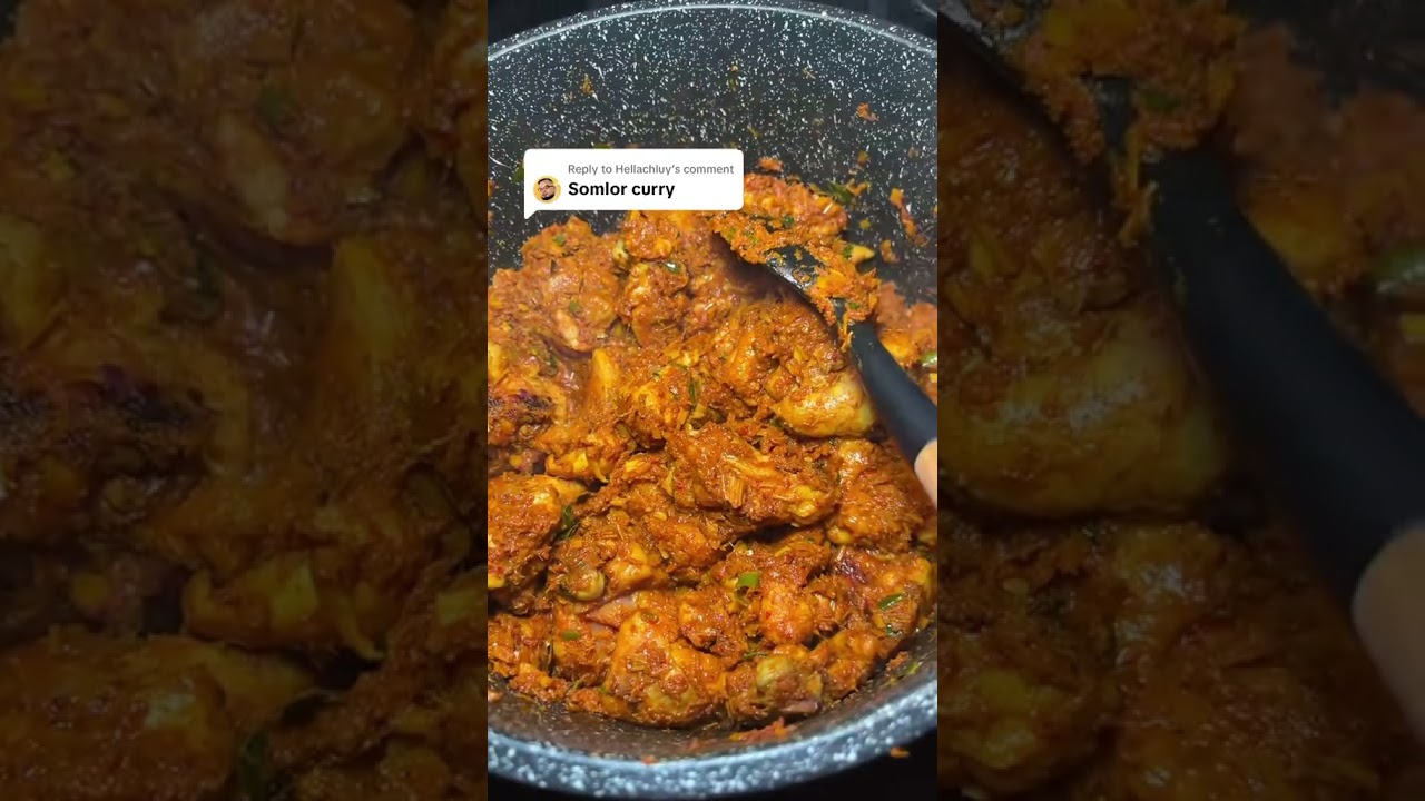 Cambodian curry recipe 😋 #khmerfood #cambodiancooking #tiktok #karlasmile #marriedlife