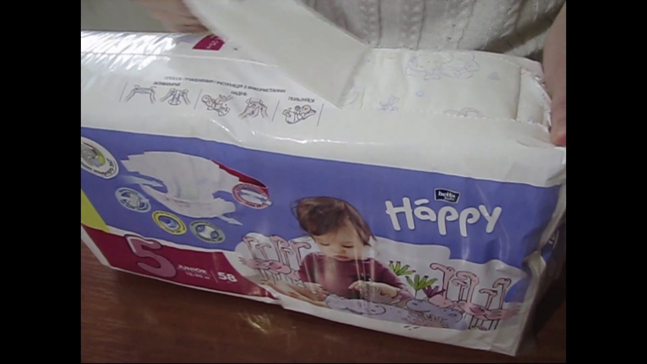 Обзор Подгузники детские Bella Baby Happy Junior из Rozetka