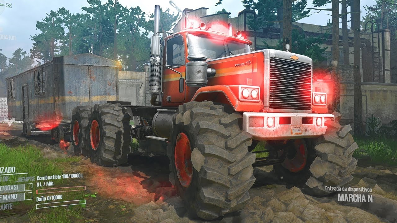 Chevrolet Bison 6x6 Offroad | Remolcando Casa | MudRunner