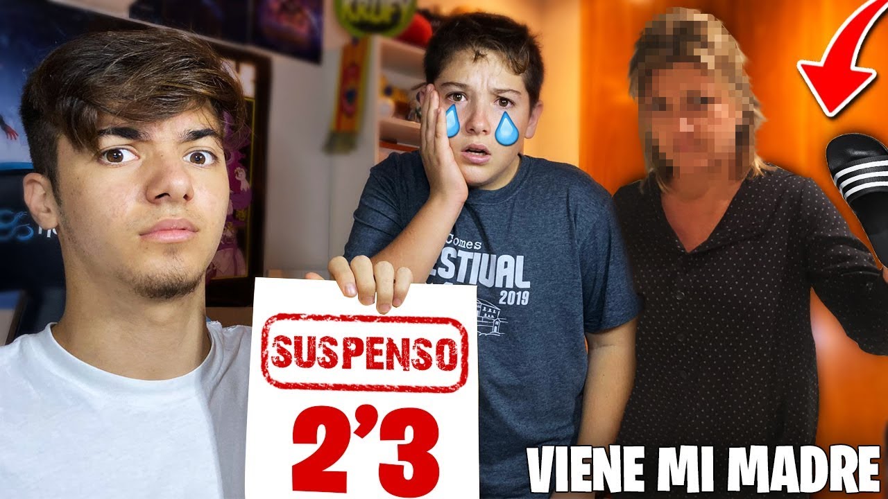 Mis PADRES reaccionan a las notas de Mi HERMANO PEQUEÑO...*SUSPENDIDO*