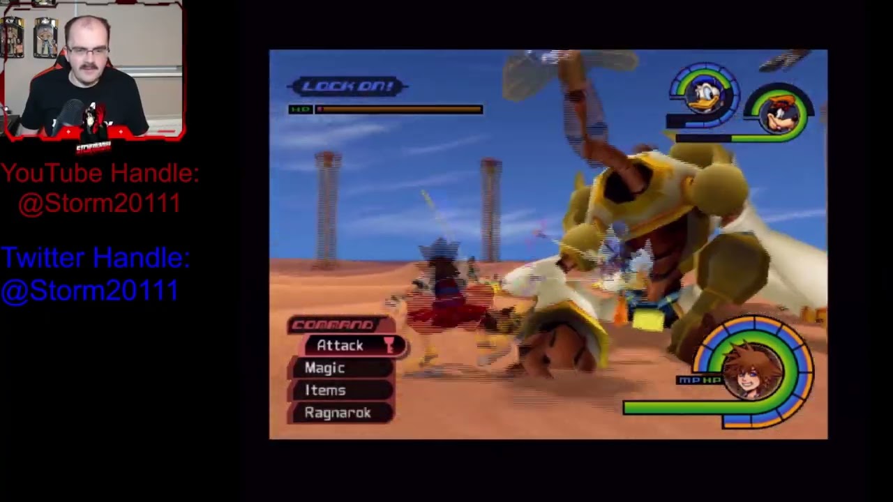 Storm20111's Kingdom Hearts 1 PS2 Playthrough Secret Boss 1 Fight (Many Deaths Ahead!)