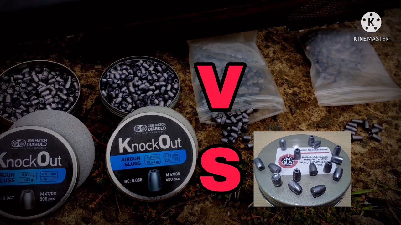 Adu impact & akurasi Slug made in america (nsa) vs slug made in ceko (jsb knockout) call 4,5 only