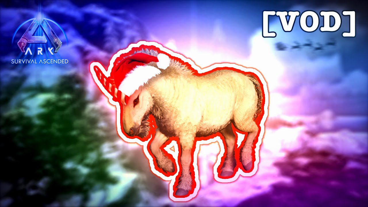 We might FINALLY tame the Unicorn! | ARK Survival Ascended [VOD]
