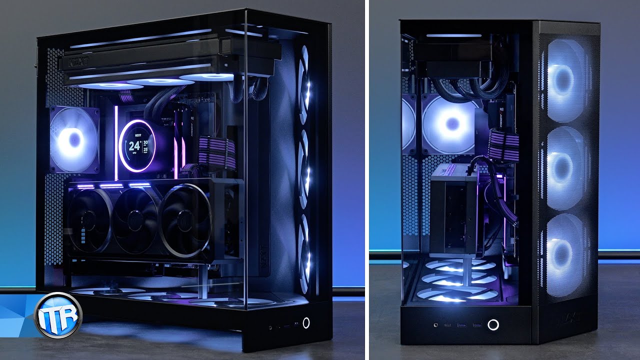 Intel Ultra 9 285k + RTX 5080 im NZXT H9 Flow 2025 - Time Lapse Build