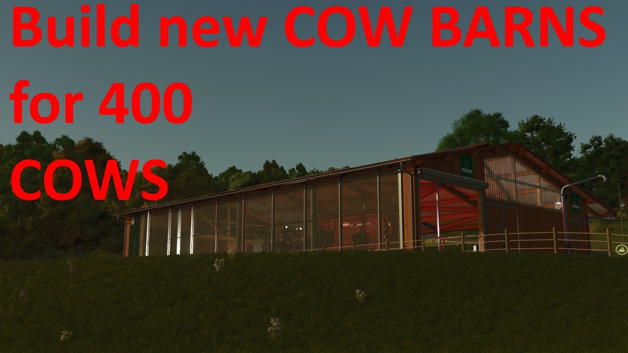 BUILD NEW COW BARNS for OVER 400 COWS!🔥🚜l Riverbend Springs Timelapse FS25 l Ep.147