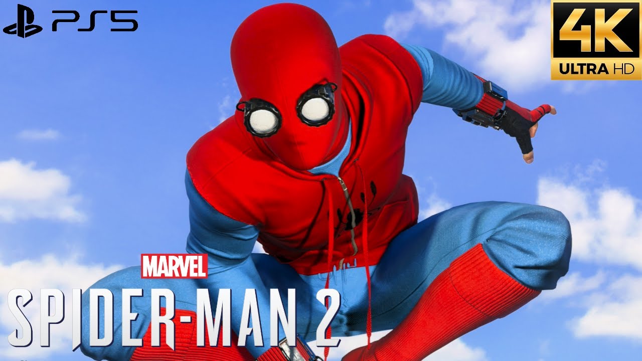 Marvel's Spider-Man 2 PS5 - Homemade Suit Free Roam Gameplay (4K 60FPS)