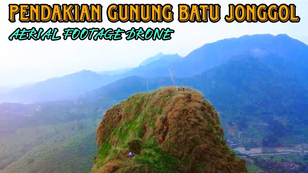 PENDAKIAN GUNUNG BATU JONGGOL | AERIAL FOOTAGE DRONE