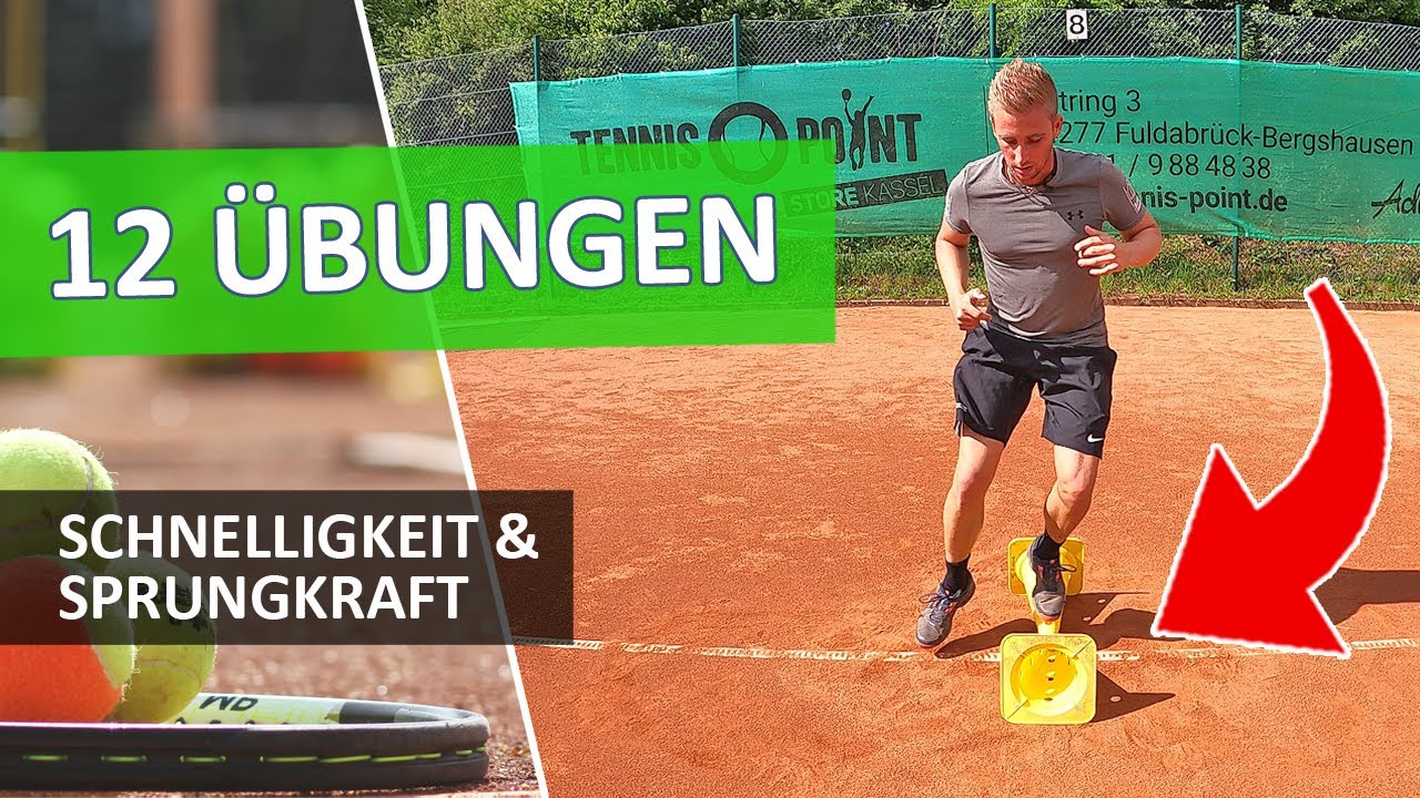 Schnelligkeit & Sprungkraft trainieren ✅ Mit DIESEN 12 &Uuml;bungen 🔥Konditionstraining mit 2 Pylonen