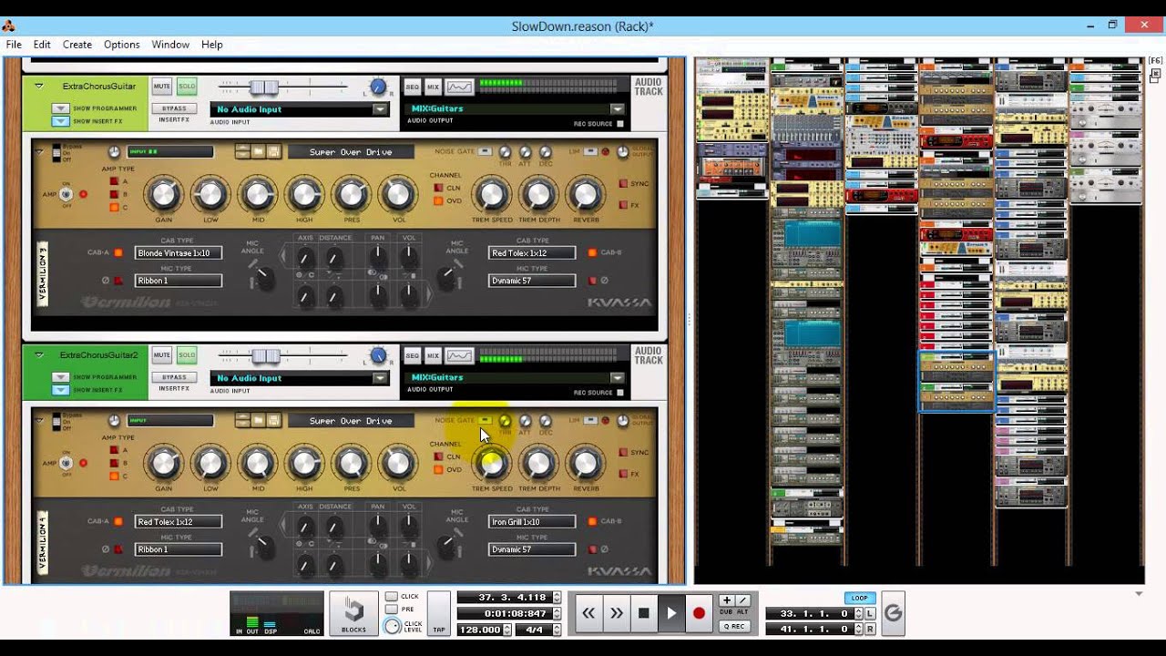 Making rock music in reason 7 - Better As Rock