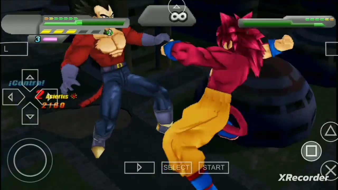 Goku ssj4 vs vegeta ssj4