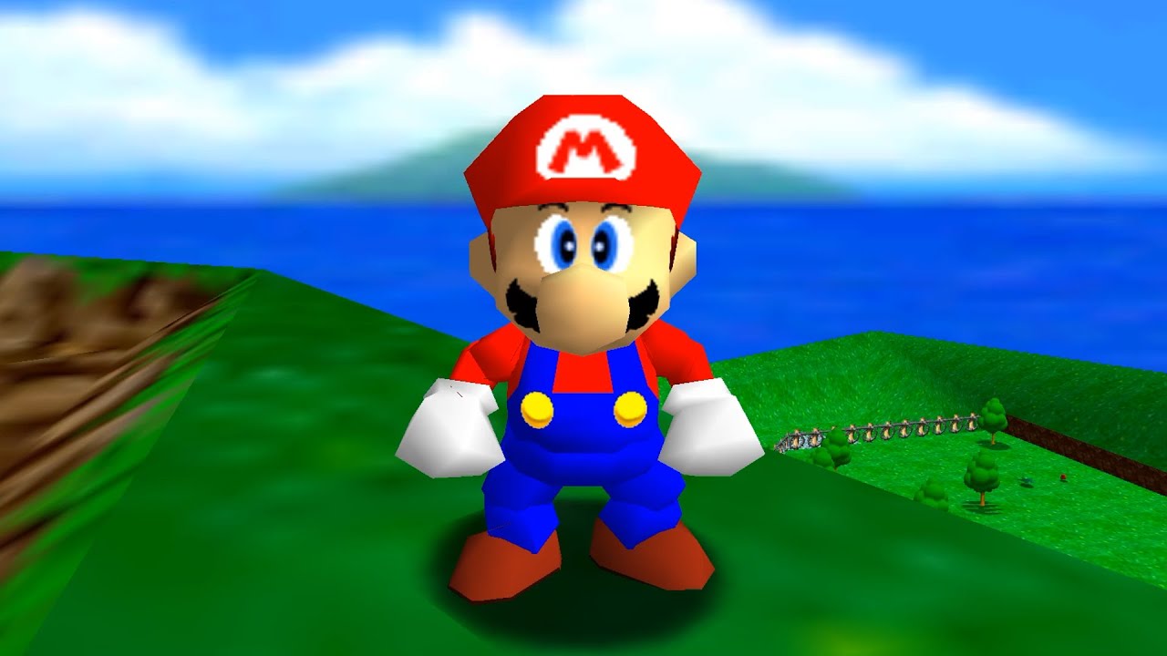 SM64 1 Key TAS But Mario Stares Into Your Soul The Whole Time