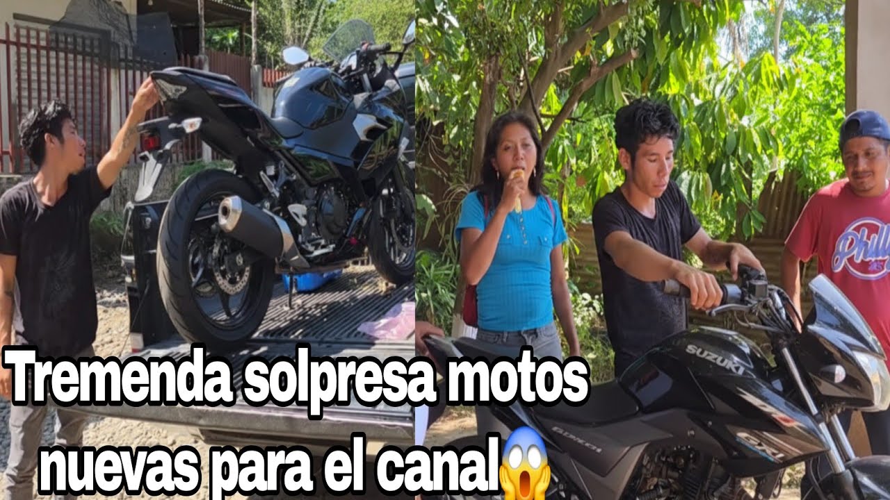 Tremenda sorpresa para caspirol//moto nueva por ser su cumpleaños