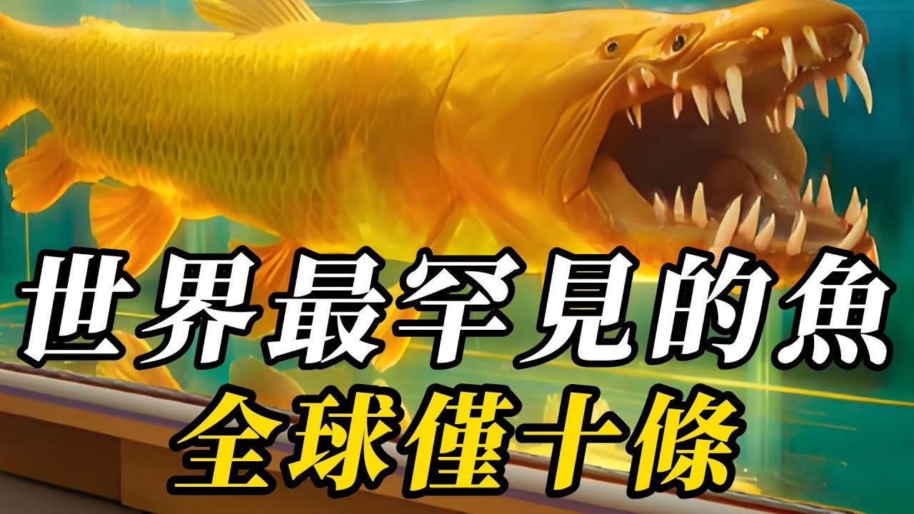 全世界最罕見的10種魚類，第九名長翅膀還長腿！第壹名全球僅剩壹只，99.9%的人都沒有見過！形態怪異，讓人不敢直視！#世界之最 #科普 #动物世界 #百科密码 #知识渊博 #动物