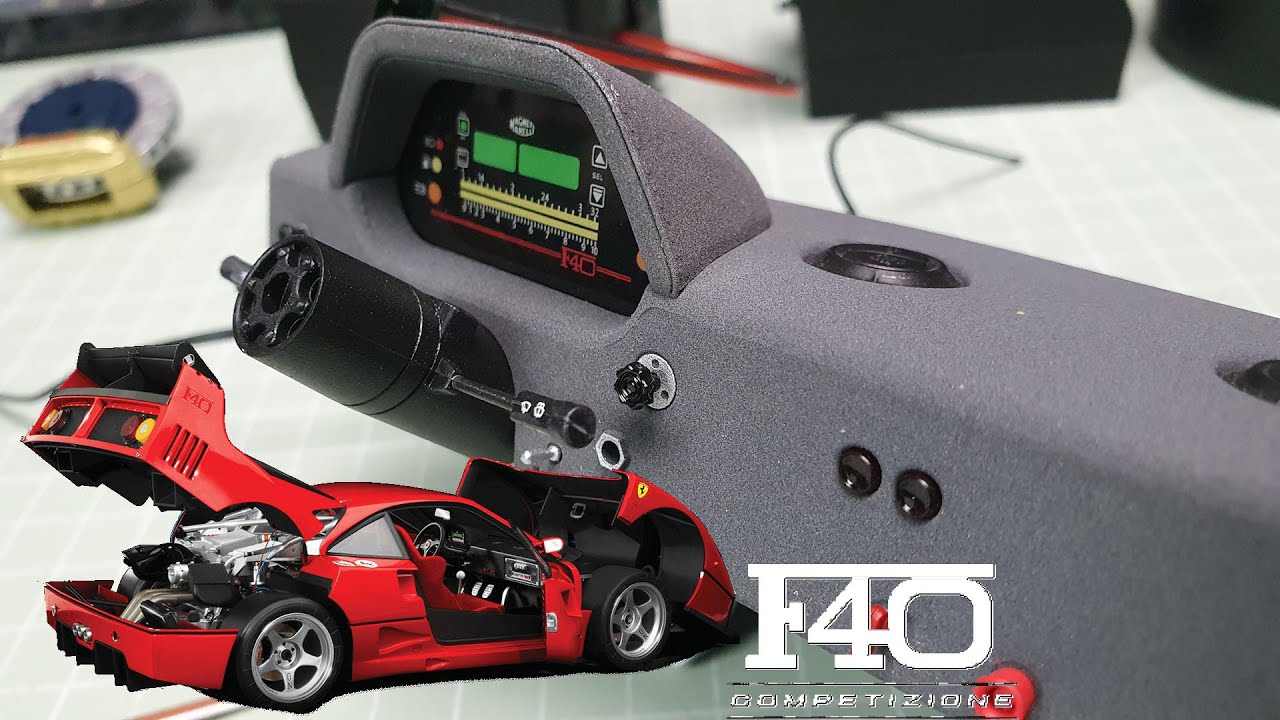 Build the Ferrari F40 Competizione - Part 37-40 - Master Cylinders, Dash Light, Tyre and Brakes