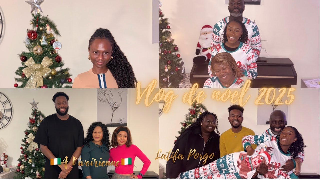 Mon Noël 2025 100% Ivoirien en France (Ambiance, Food & Famille)#viral #cotedivoire #family