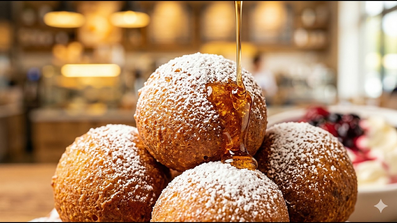 Cottage Cheese Doughnut Balls - Crispy Golden Ridiculously Easy #EasyDessert #Homemade #BakingAtHome