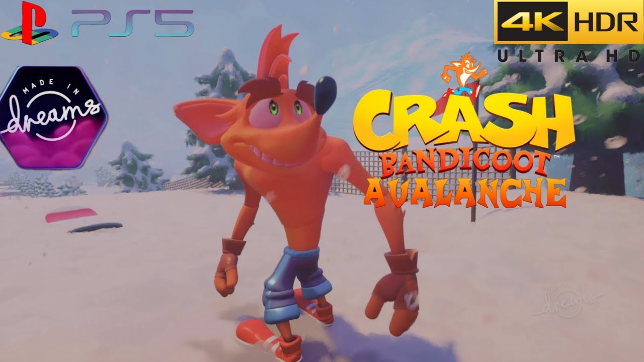 Crash Bandicoot: Avalanche (Dreams) (PS5) (4KHDR)