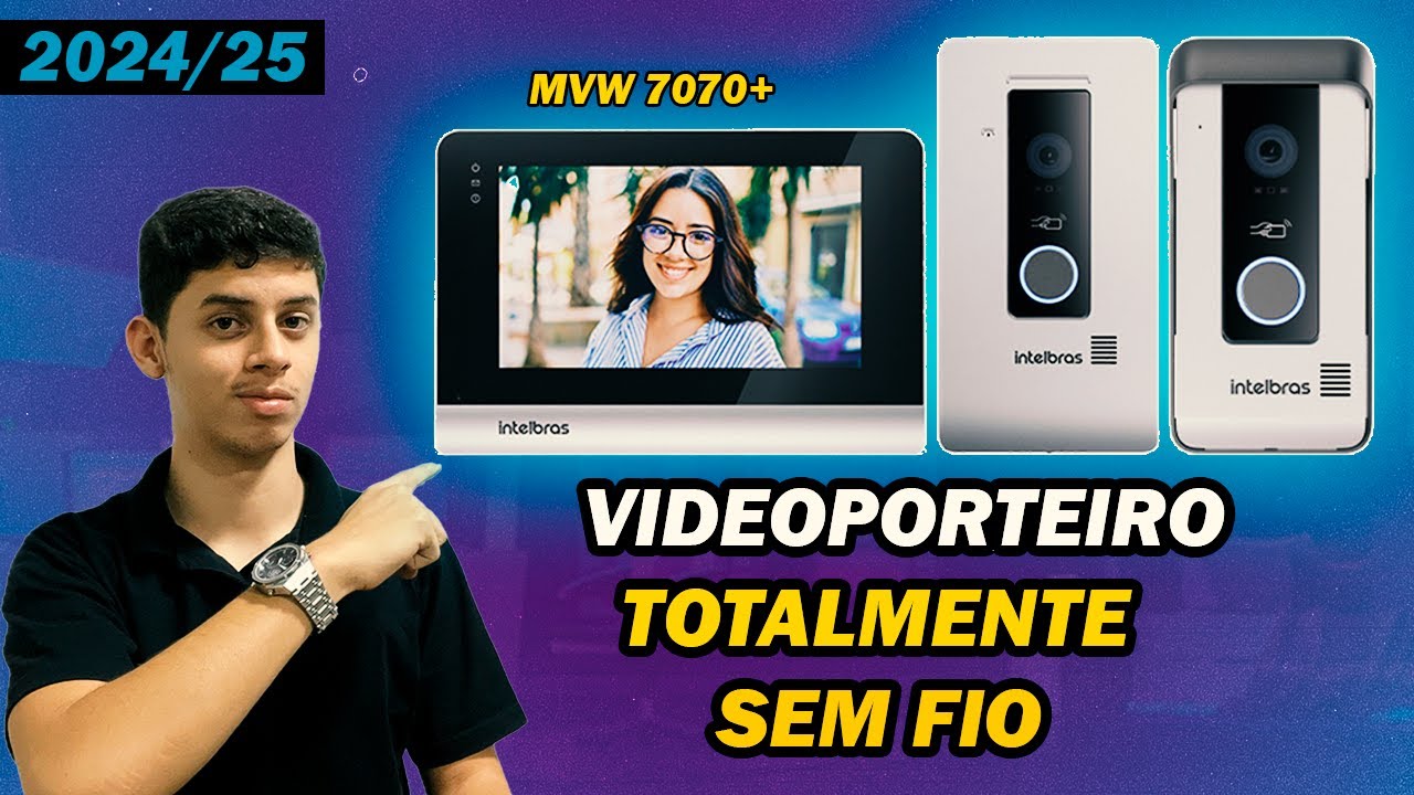 ADEUS FIOS! Conheça o NOVO Videoporteiro Intelbras MVW 7070+