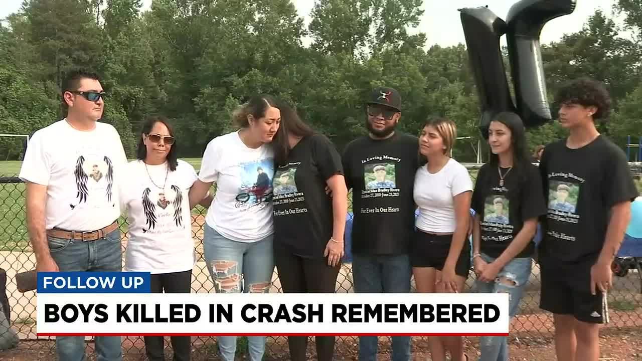 Vigil held for two boys killed in dirt bike crash