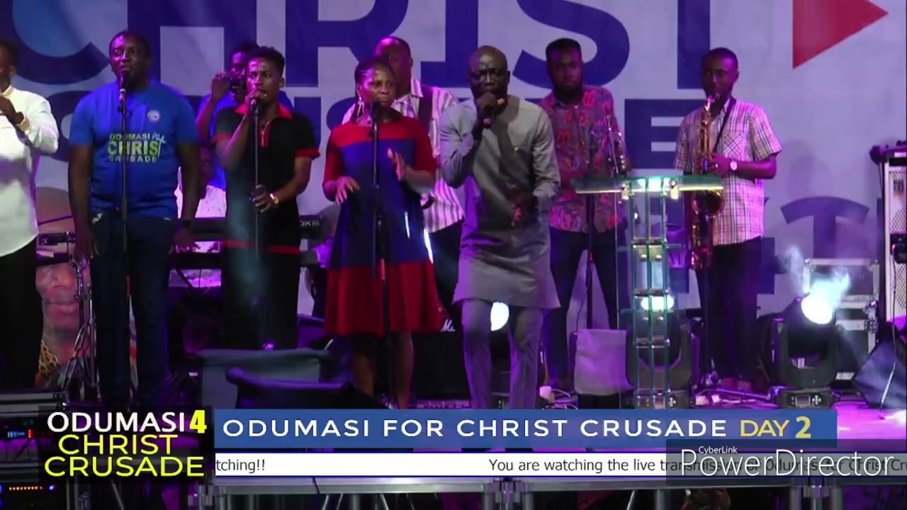 Hot🔥🔥!! Non-stop Praises at Odumasi For Christ Crusade...Led by Min. Gideon Ntumy.