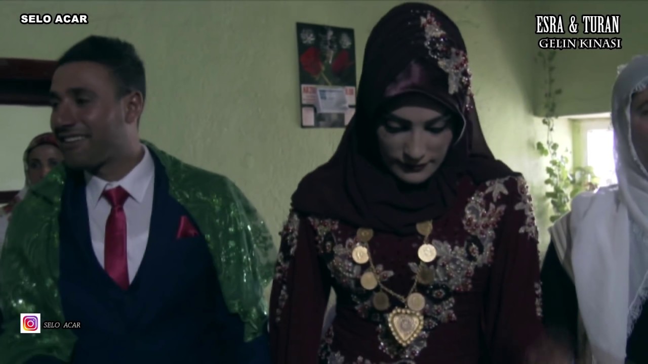 İşte böyle olur gelin ve Damat Kınası !! Mükemmel bir köy dügünü !  ESRA  TURAN SON