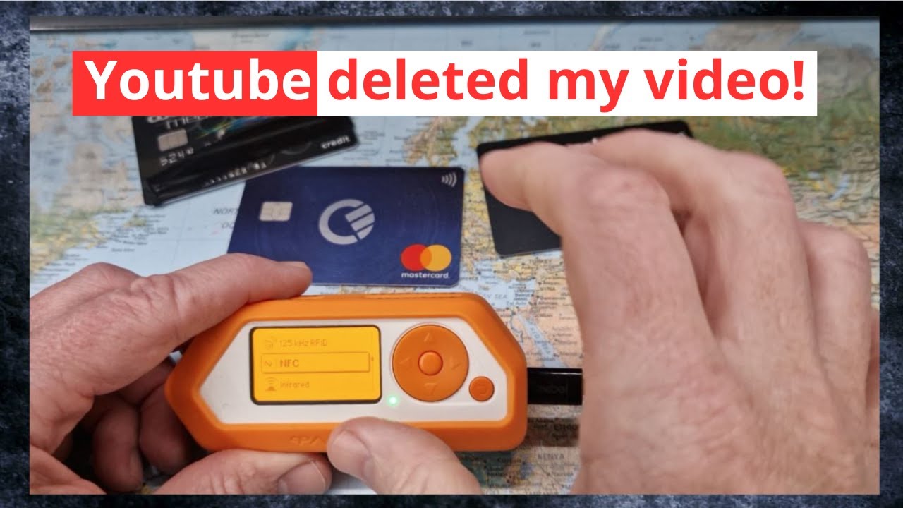 YouTube удалил мое видео о кредитной карте #flipperzero