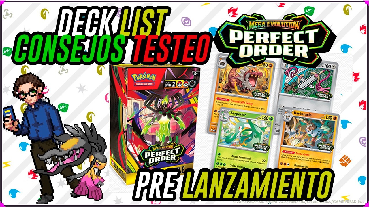 Pokemon TCG | Deck List y Consejos para ESTE PRE LANZAMIENTO de Perfect Order !