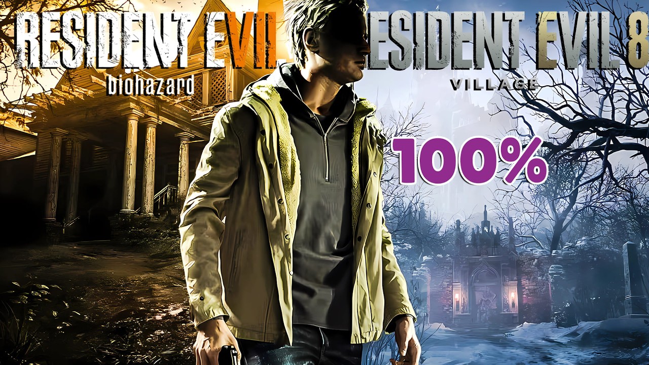 Resident Evil ETHAN WINTERS SAGA - 100% Platinum Walkthrough No Commentary