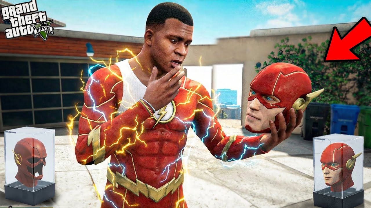 Franklin Found Flash Unique Suit To change into Flash in Gta 5