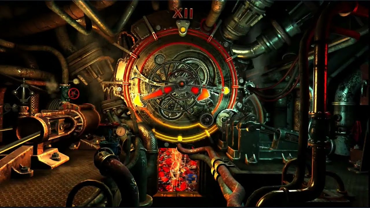 Steam Clock 3D Screensaver