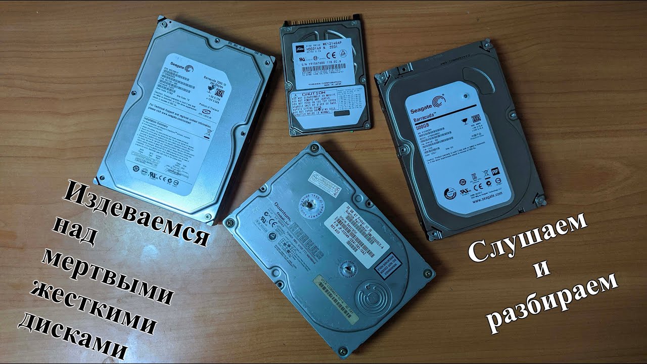 Мертвые жесткие диски. Как они звучат и что у них внутри.