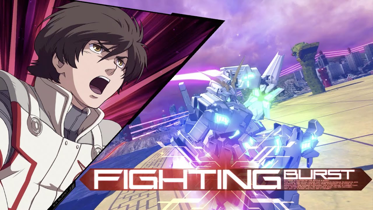 「EXVSMBON」I finally figured out the melee combos【Full Armor Unicorn Gundam Gameplay】