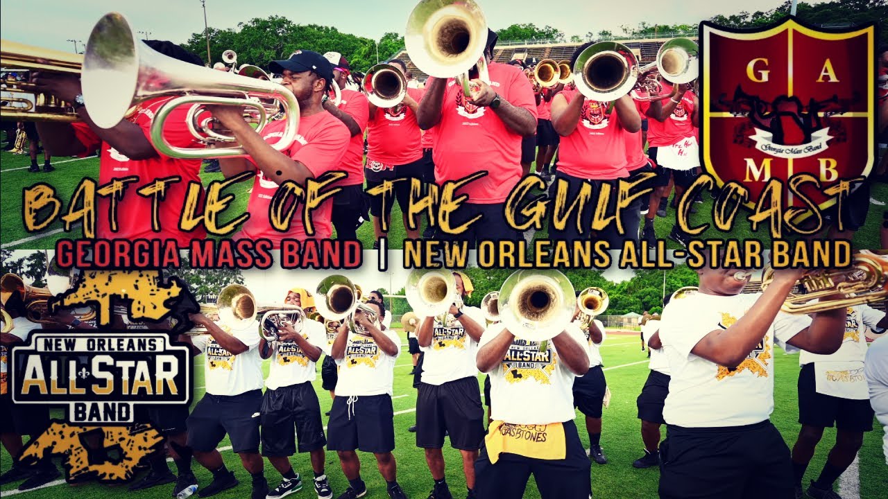 Georgia Mass Band Vs New Orleans All-Star Band - Field Rounds @ the 2022 Battle of the Gulf Coast 4K