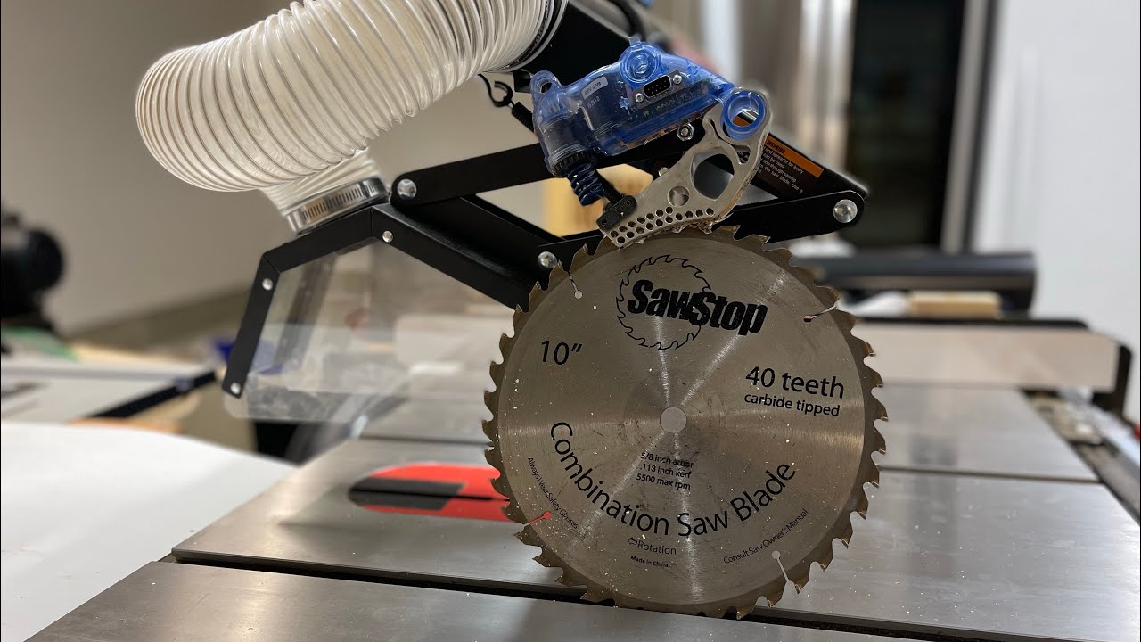 How to assemble a SawStop PCS 3hp tips/tricks PLUS  tripped break cartridge and blade change