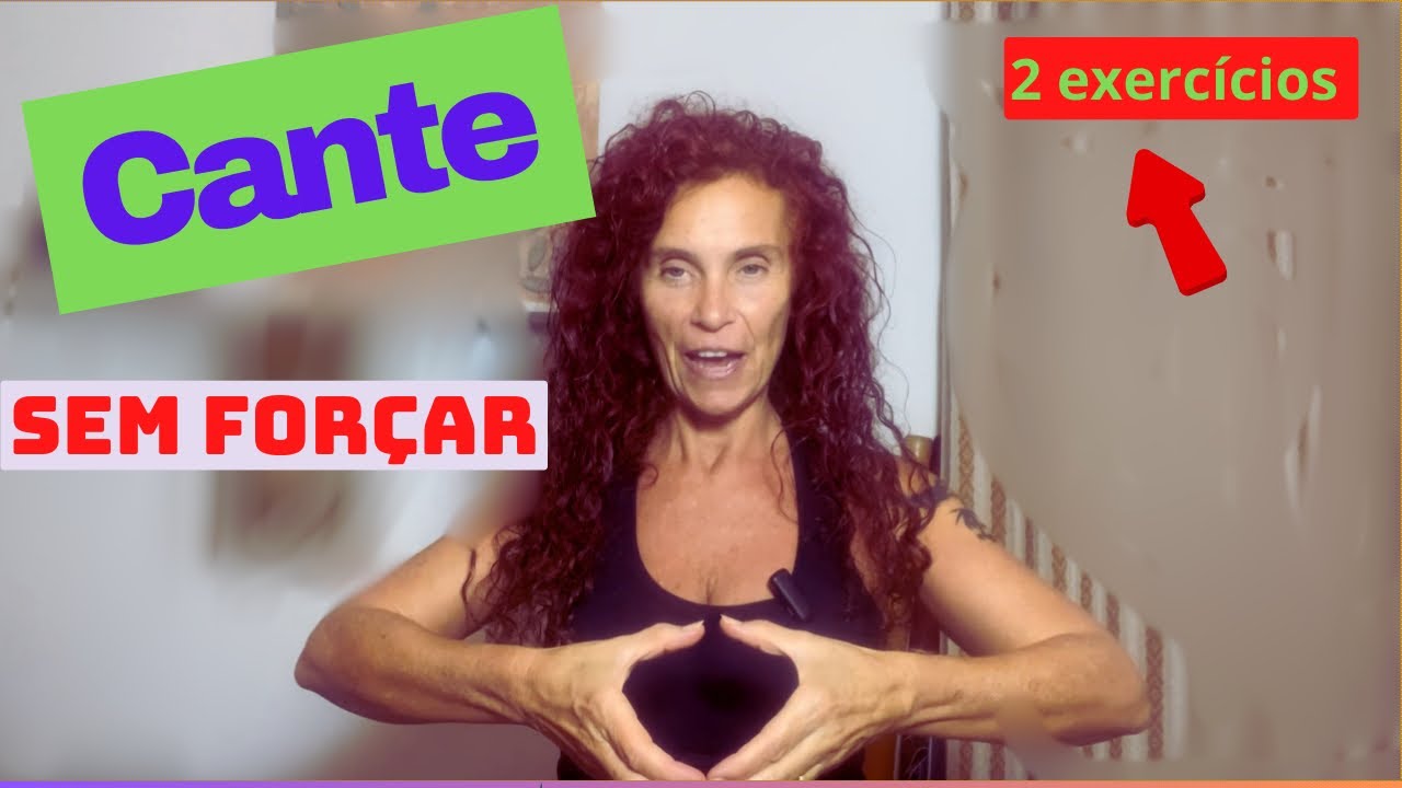 Cante sem forçar com esses exercícios