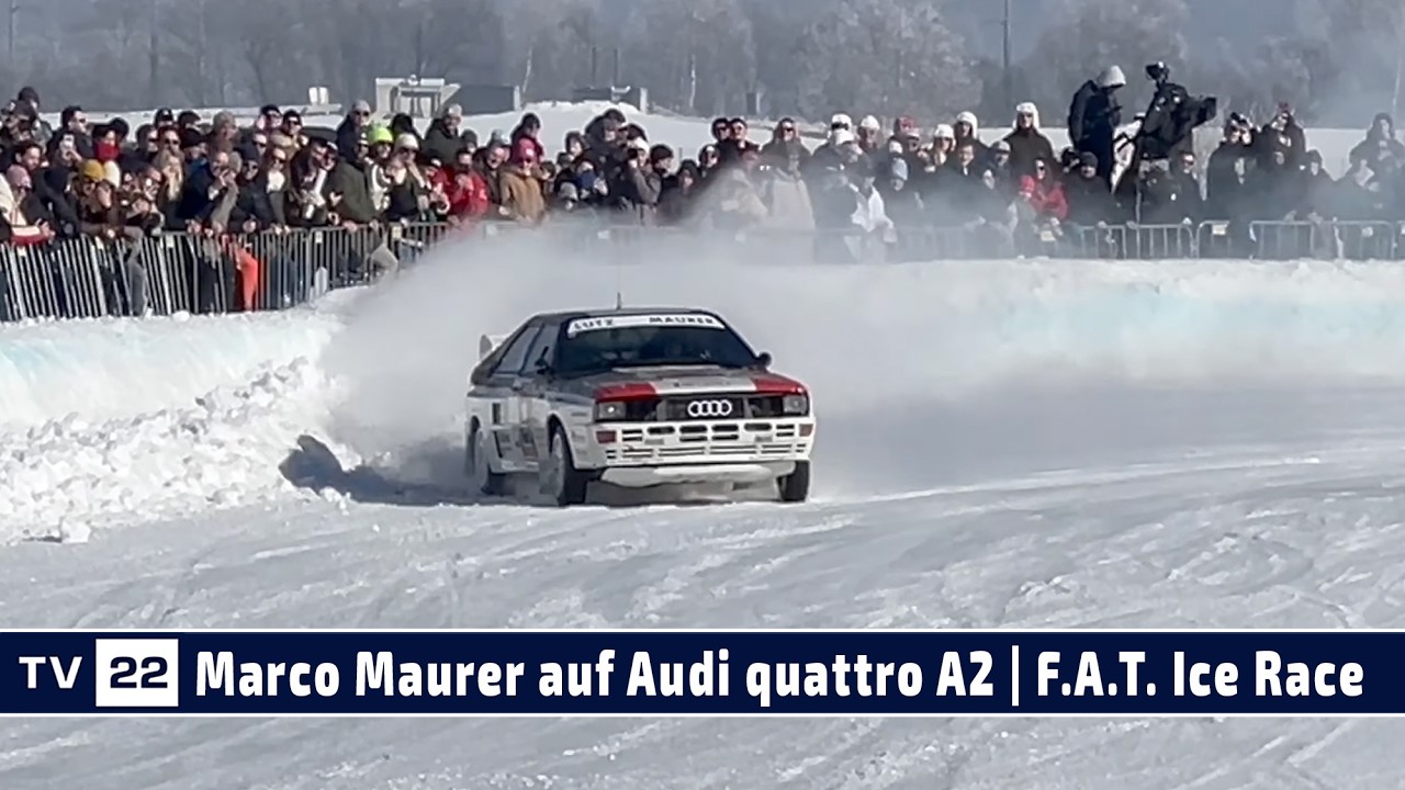 MOTOR TV22: Die besten Drifts & Audi quattro A2 Marco Maurer beim F.A.T. Ice Race Zell am See 2026