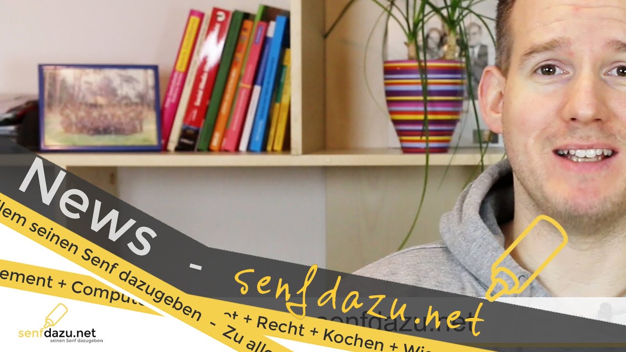 Herzlich Willkommen auf senfdazu.net - Mein Kanaltrailer