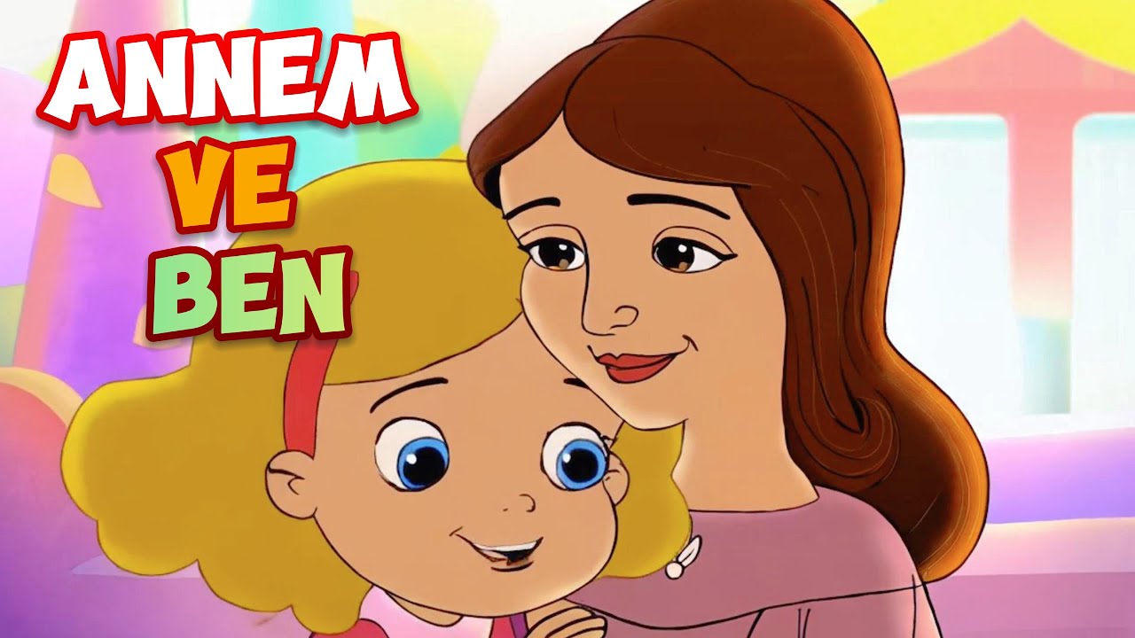Annem ve Ben #&ccedil;ocukşarkısı #animation #annemveben #aileeğlencesi #annevebebek #annevekız
