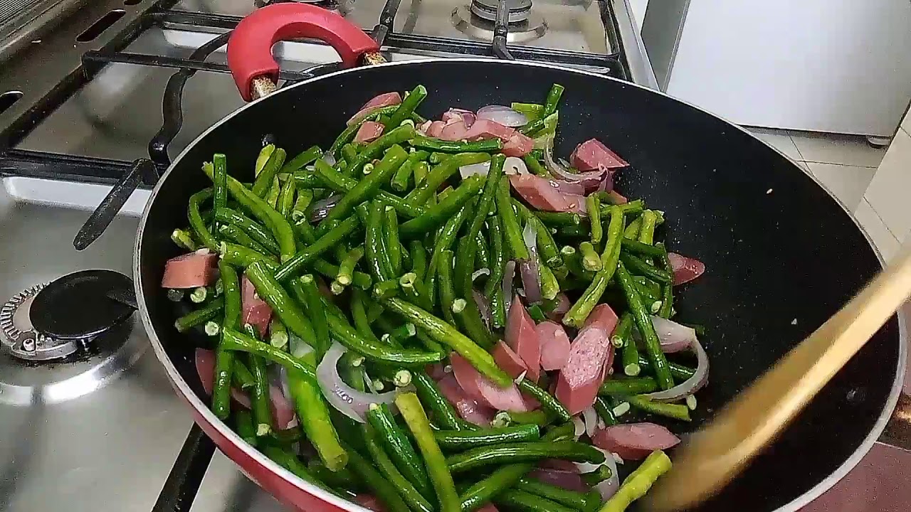 #Adobong SITAW with HOTDOG