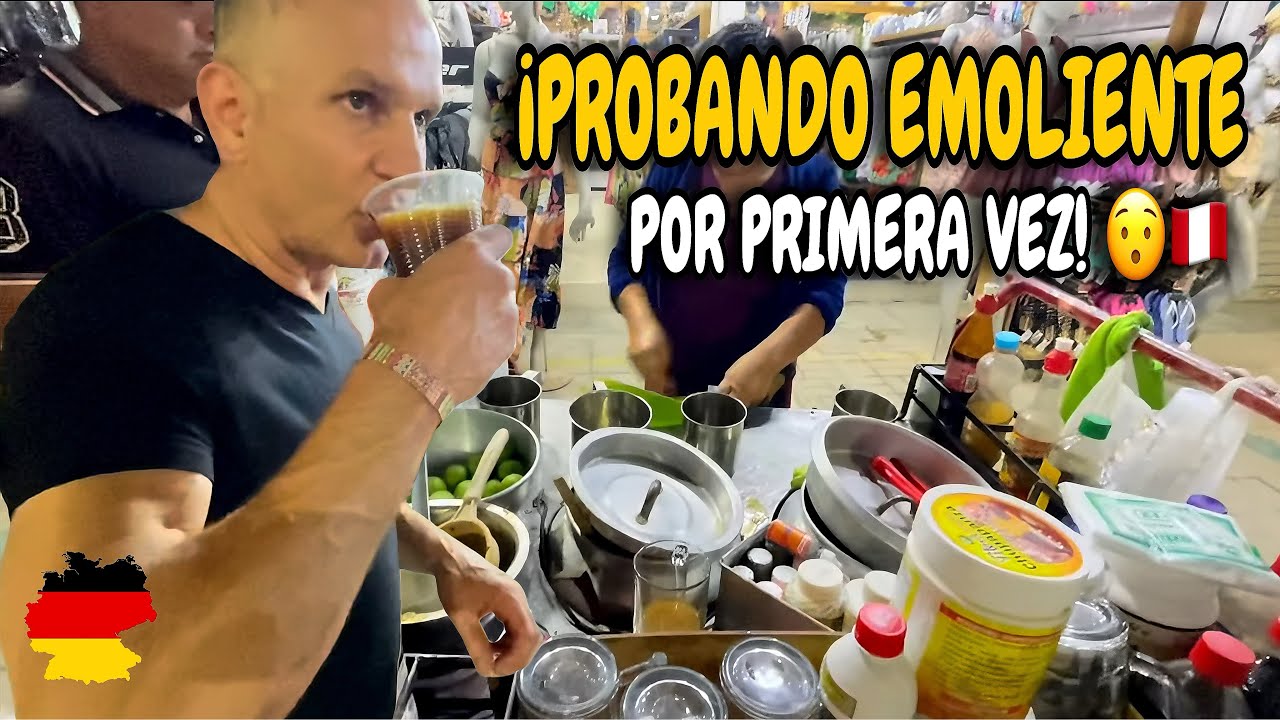 Mi ESPOSO EUROPEO probó emoliente peruano por primera vez 🥰 | Shirley Tocic