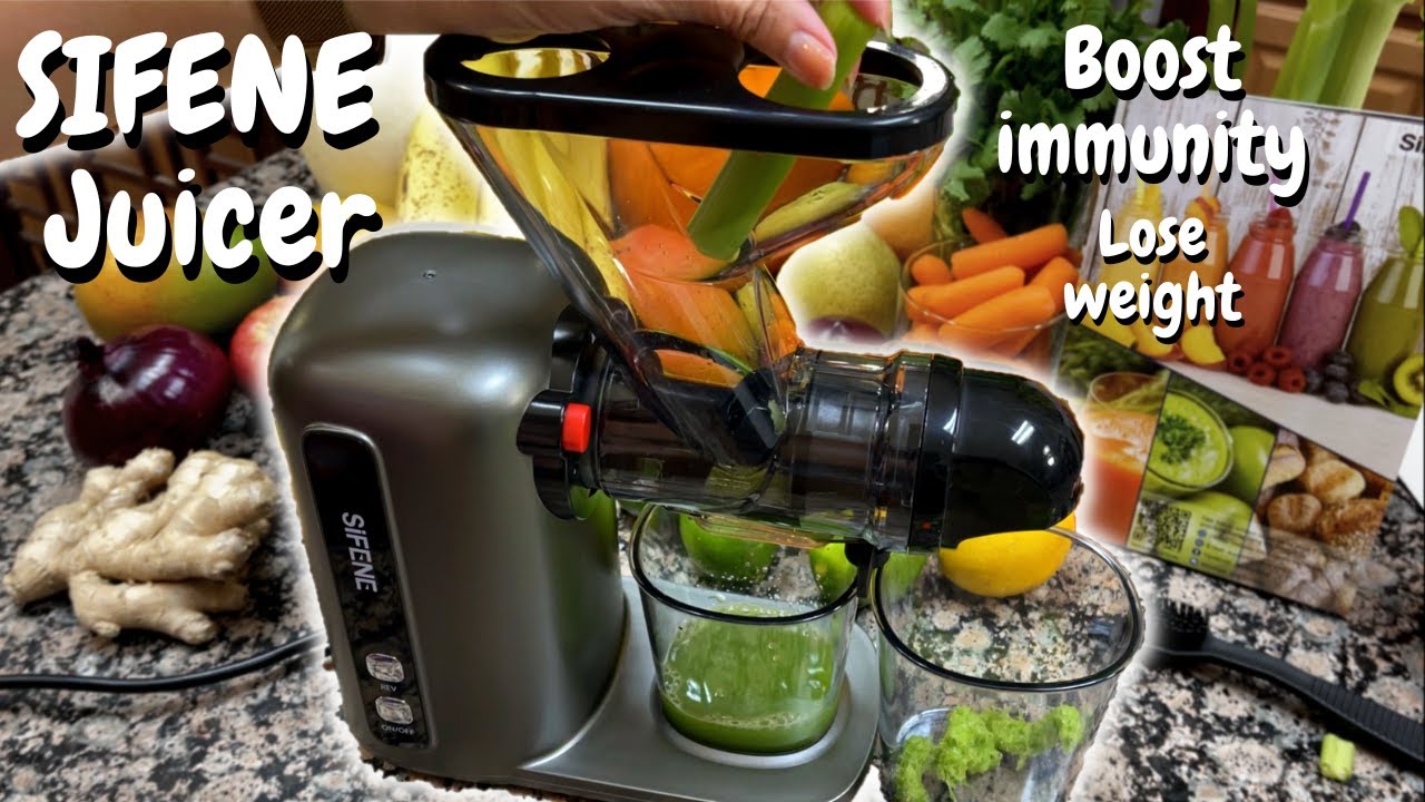 Unboxing + EASY Setup  SiFENE Slow Masticating Juicer