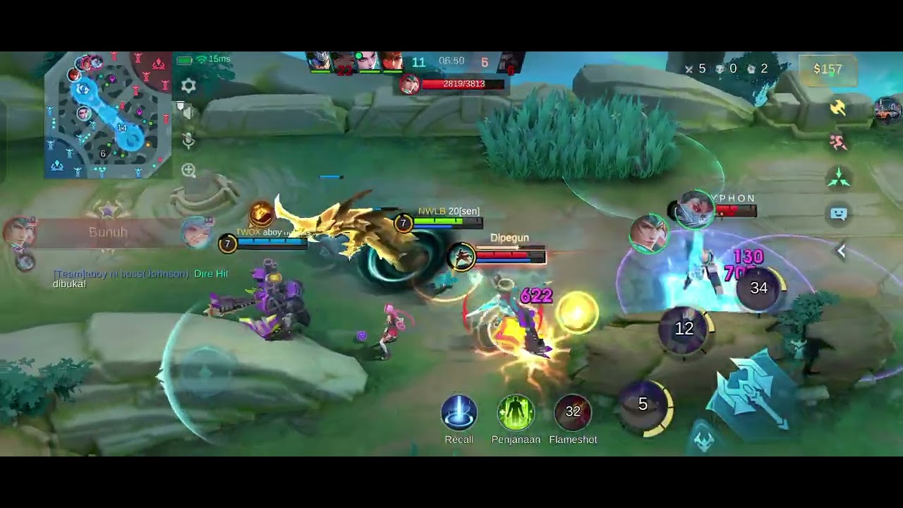 Bocil Nana MVP. #mobilelegends #fyp