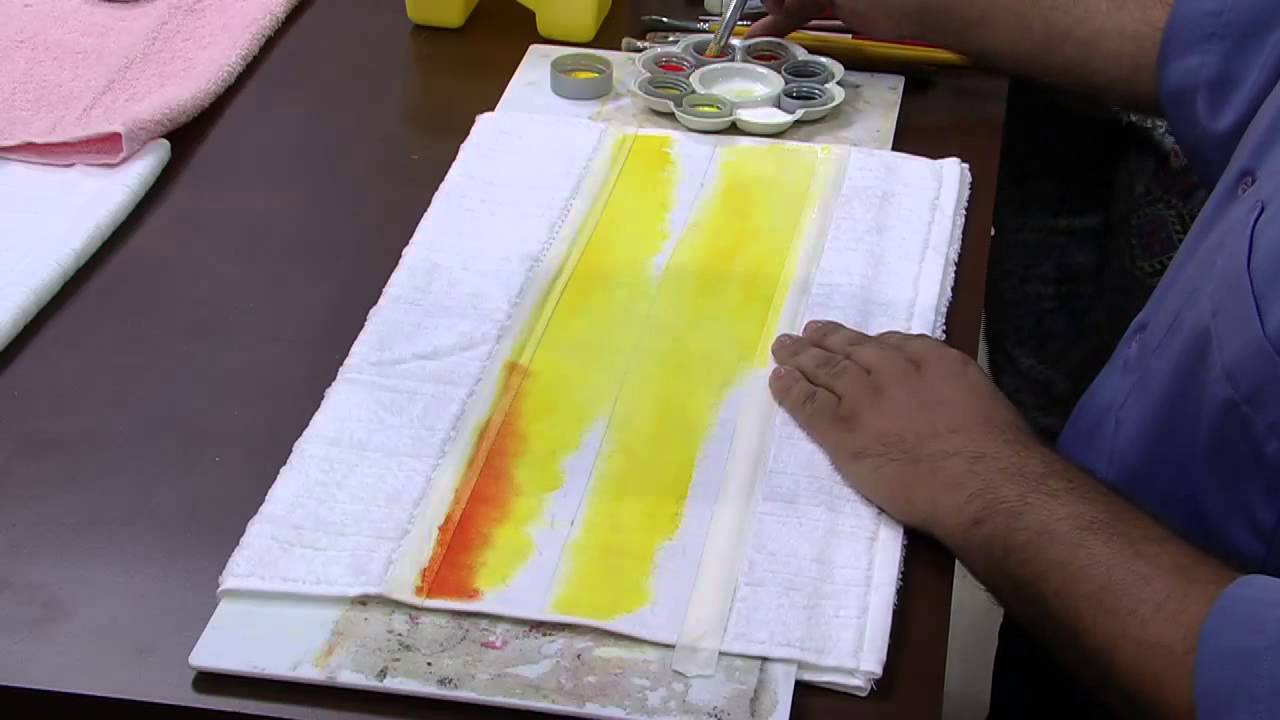 Mulher.com 16/03/2015 Luciano Menezes - Pintura toalha com pôr do sol Parte 1/2