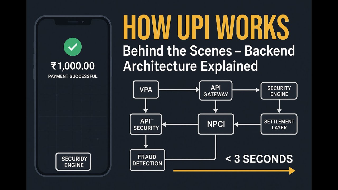 How UPI Works Behind the Scenes &ndash; Backend Architecture Explained