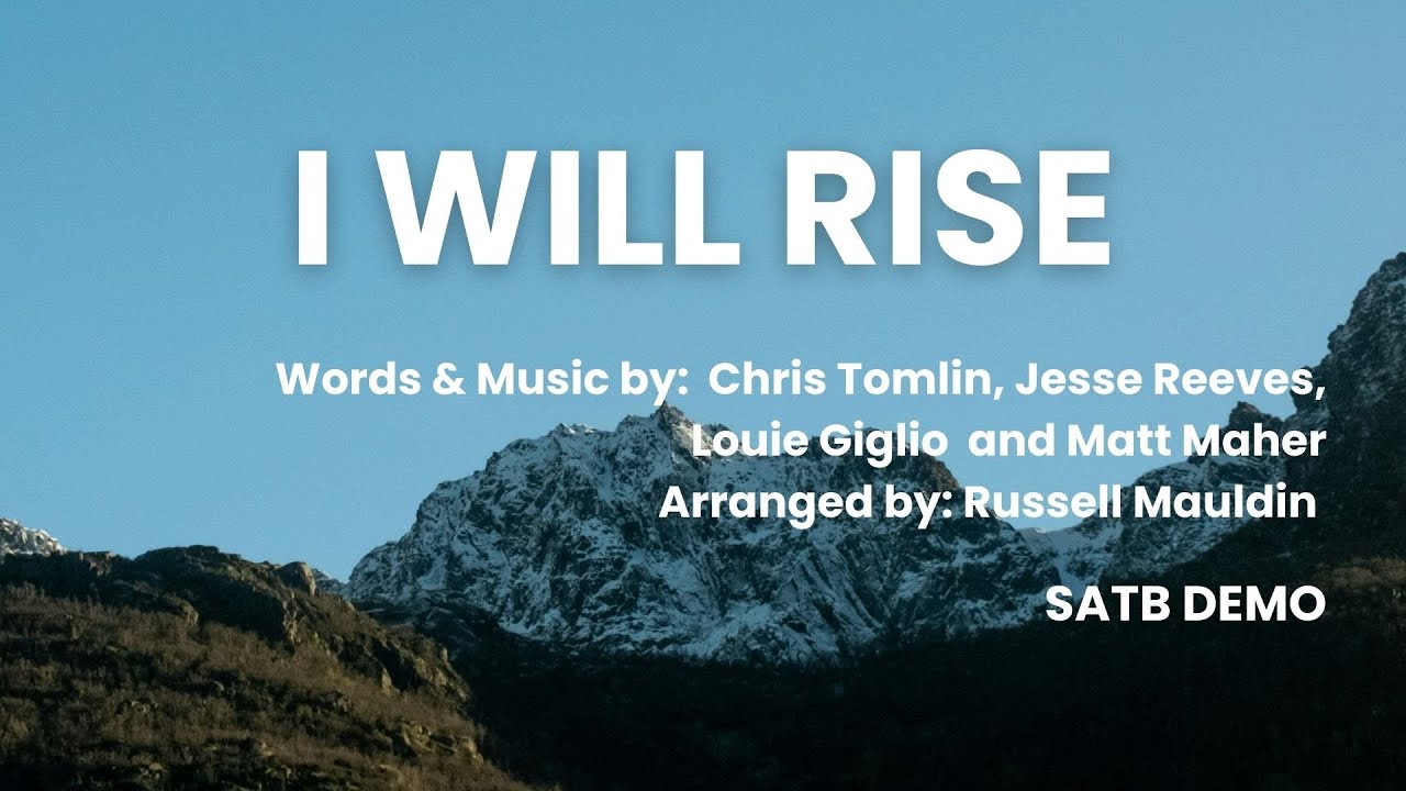 I Will Rise | SATB Demo with Lyrics