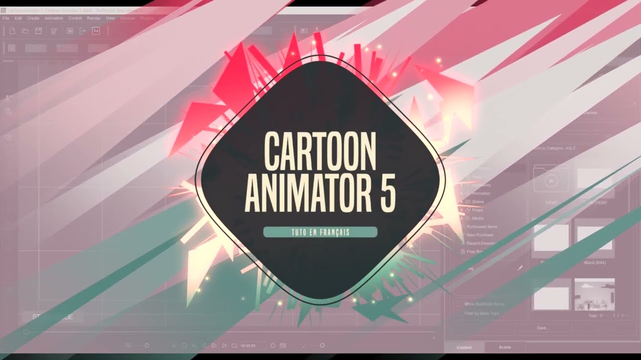CARTOON ANIMATOR 5 en français - Premiers pas.