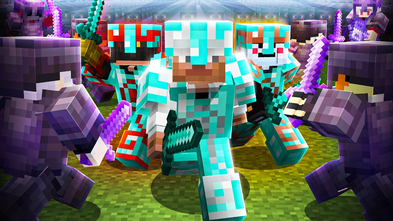 Minecraft PvP Tournament vs Minecraft's Best Players